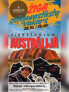 Piedzīvojumi Austrālijā — pasākuma afiša